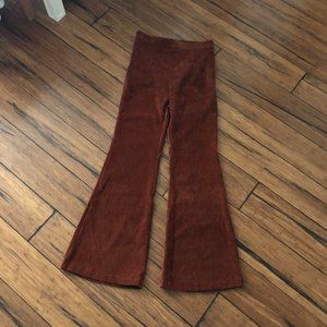 High Waisted Flare corduroy pants